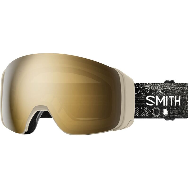 スミス メンズ 佩び物 サングラス・アイウェア Smith 4D Mag Low Bridge Fit Goggles Chalk Space Invader/ChrPop Sun Blk Gold/Strm Blu 車輪止め