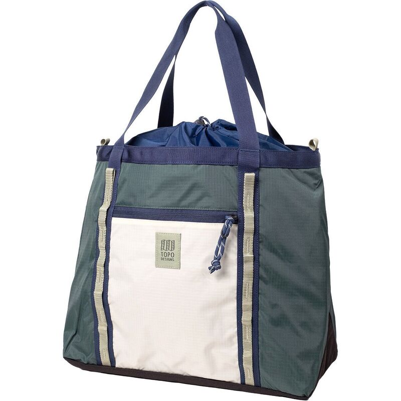 トポ・デザイン メンズ バッグ Topo Designs Mountain Utility Tote Forest/Bone White ホワイト|ReVida 店
