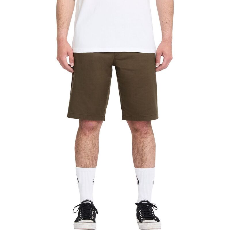 ボルコム メンズ ボトムス ハーフパンツ・ショーツ Volcom Frickin Modern Stretch 21 Short - Men'sage Leaf セージ｜ReVida 店