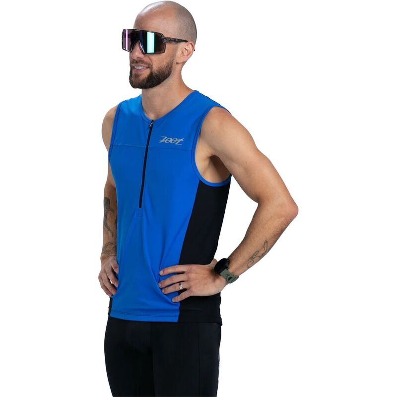 ズート メンズ トップス Tシャツ ZOOT Core Tri Tank - Men's Ocean Blue ブルー|ReVida 店