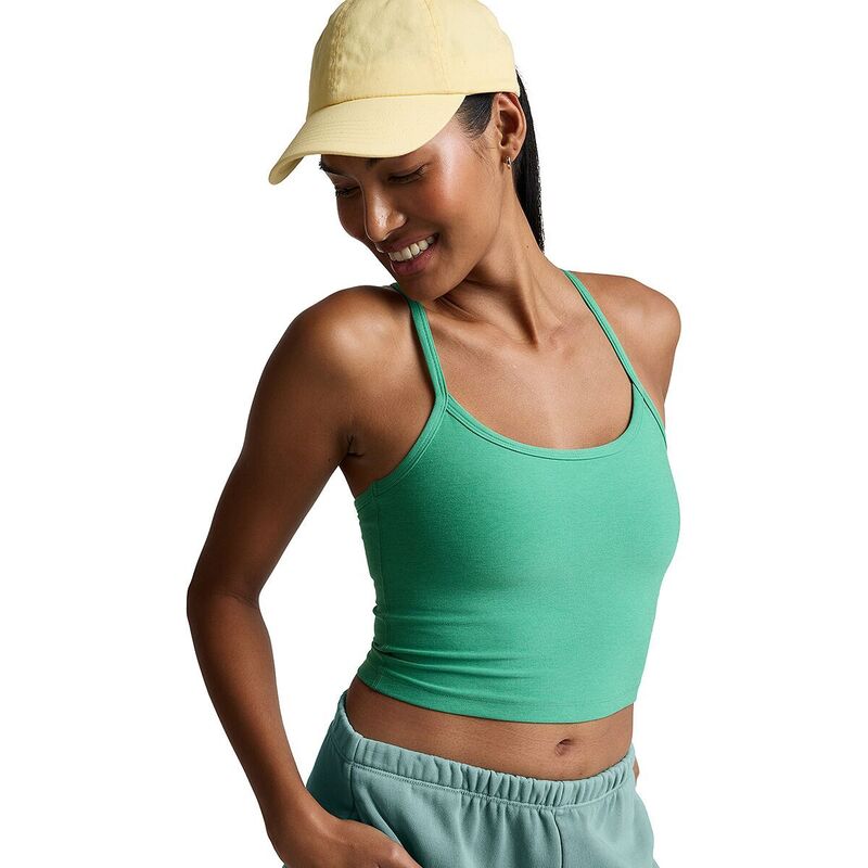 ビヨンドヨガ レディース トップス Tシャツ クロップド Beyond Yoga Spacedye Slim Racerback Cropped Tank Top - Women's Bright Emerald Heather ヘザー|ReVida 店