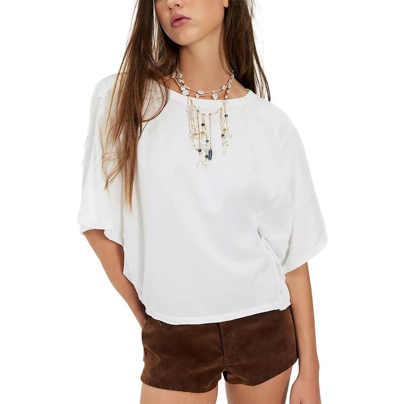 フリーピープル レディース トップス プルオーバー Free People Next Level T-Shirt - Women\u0027s Clean Ivory 象牙色