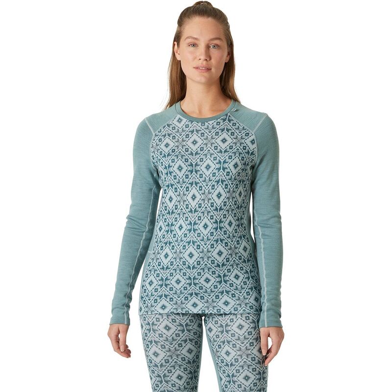 ヘリーハンセン レディース トップス プルオーバー グラフィック Helly Hansen Lifa Merino Midweight Graphic Top - Women\u0027s Cactustar Pixel AOP