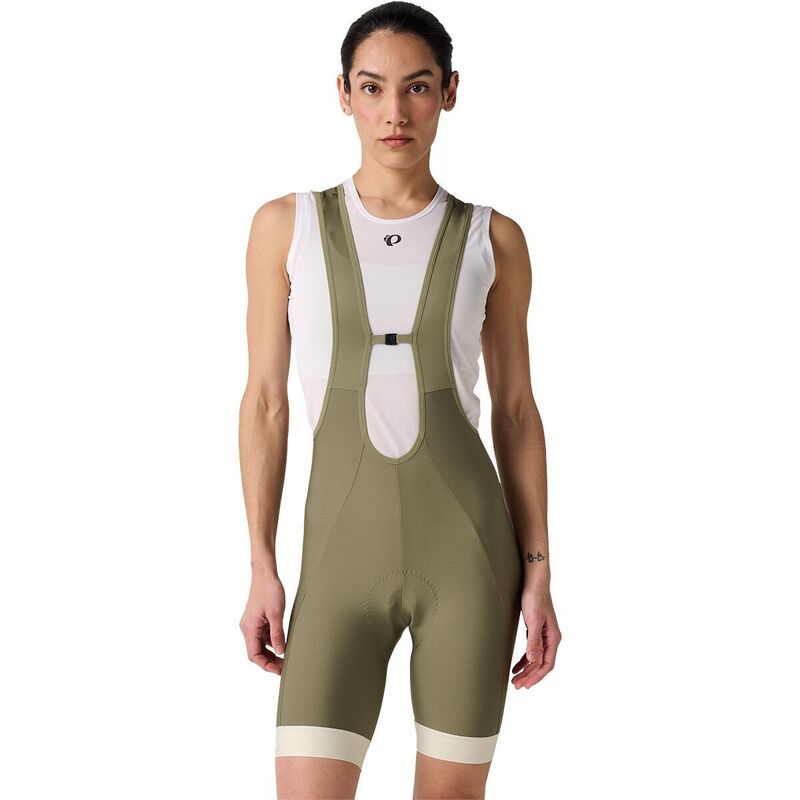 パールイズミ レディース ボトムス 二分の一ズボン下・さる股引き PEARL iZUMi Attack Bib Short - Women\u0027s Deep Lichen Green/Aloe Wash 緑であること