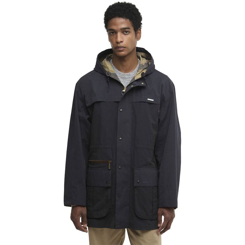 バブアー メンズ アウター ジャケット・ブルゾン Barbour Icons Durham Casual Jacket - Men's Navy ネイビー｜ReVida 店 74,140円