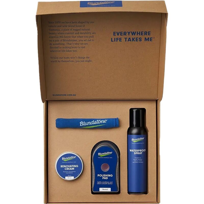 ブランド名石ころ メンズ シューズ スニーカー Blundstone Shoe Care Kit Brown 赤銅色