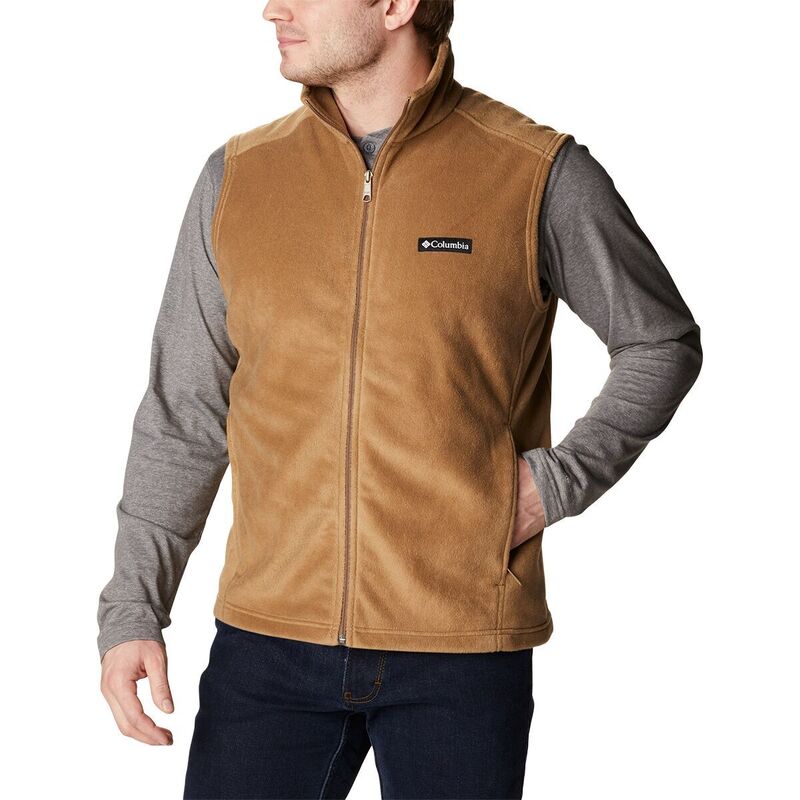 コロンビア メンズ トップス より良い プルオーバー フリース Columbia Steens Mountain Fleece Vest - Men\u0027s Delta