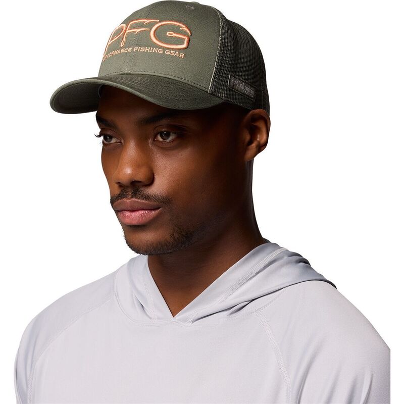 コロンビア メンズ アクセサリー 帽子 メッシュ Columbia PFG Meshooksnap Back Trucker Hat Cypress
