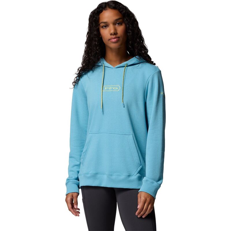 コロンビア レディース アウター パーカー・スウェット フリース Columbia Sunrise Basin Fleece Pullover Hoodie - Women\u0027s Vintage Blue 青碧