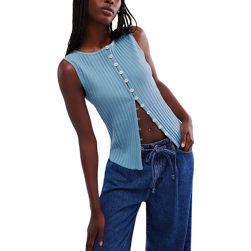 フリーピープル レディース トップス 限りない Free People Tilly Vest - Women\u0027s Ocean View ベスト・ジレ-トップス
