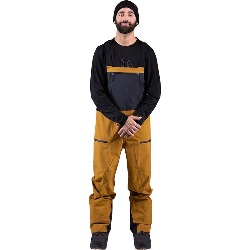 ジョーンズスノーボーズ メンズ ボトムス 心地好いズボン下 Jonesnowboardshralpinistretch Recycled Bib Pant - Men\u0027sierra Brown 赤銅色