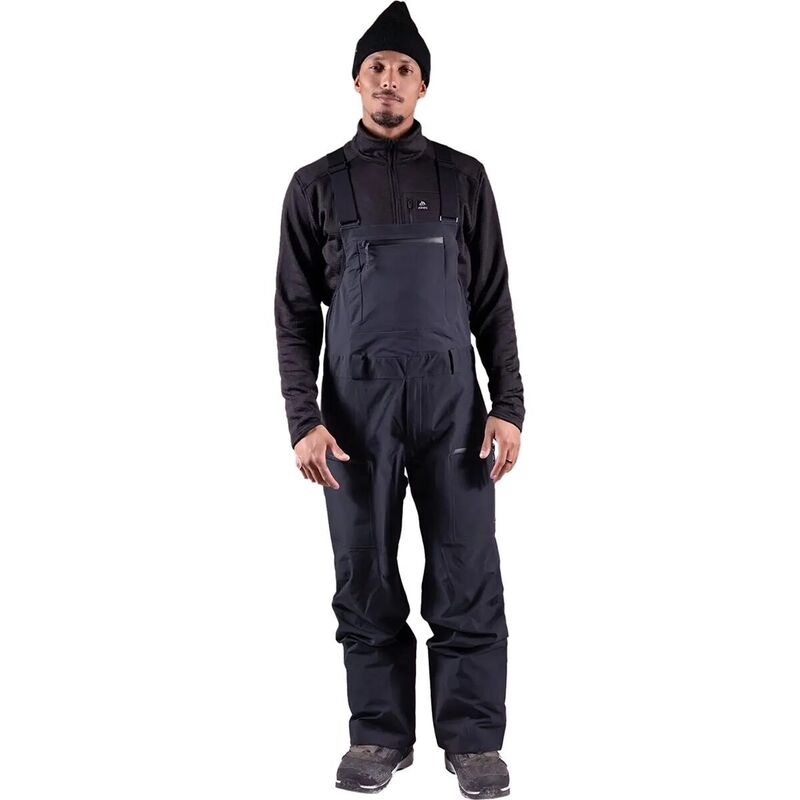ジョーンズスノーボーズ メンズ ボトムス 心地好いズボン下 Jonesnowboardshralpinistretch Recycled Bib Pant - Men\u0027stealth Black 黒いこと