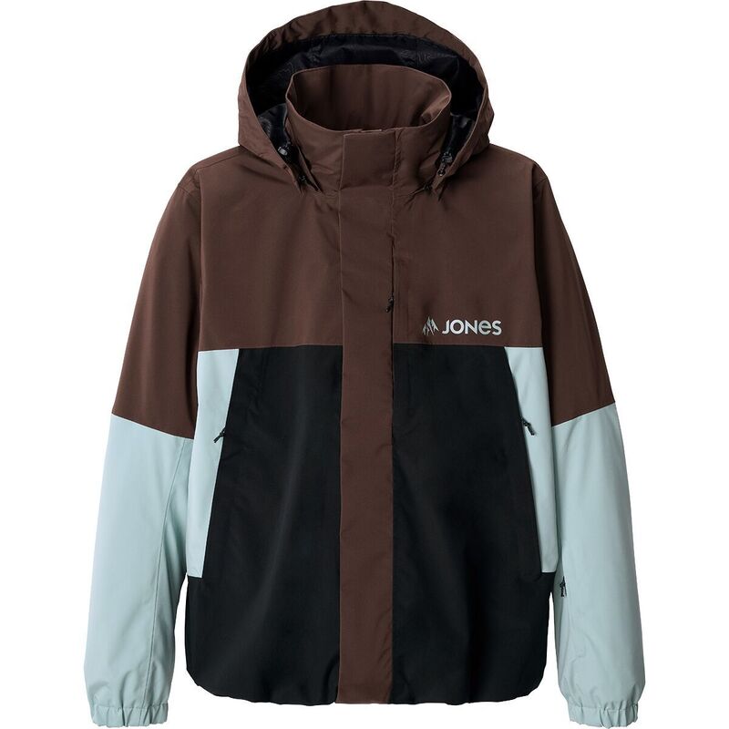ジョーンズスノーボーズ メンズ アウター 上衣・上衣 Jonesnowboards Mtn Surf Tweakerecycled Jacket Coffee Brown 赤銅色