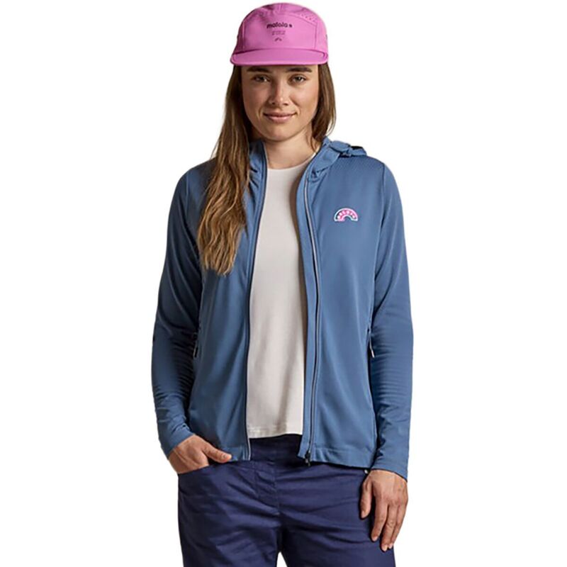 マローヤ レディース アウター ジャケット・ブルゾン フリース Maloja EbensteinMountain Fleece Jacket - Women's Dusty Blue ブルー|ReVida 店