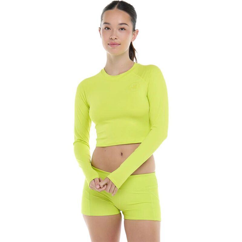 ボディーグローヴ レディース 水泳着 いの一番のみ Body Glove Let It Be Rashguard - Women\u0027s Key Lime 菩提樹