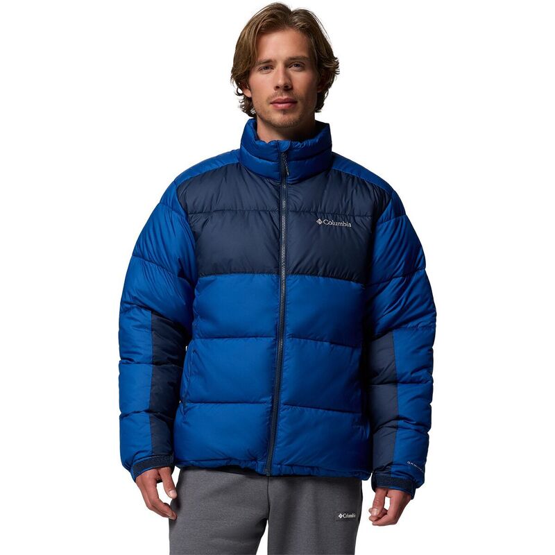 コロンビア メンズ アウター ジャケット・ブルゾン Columbia Pike Lake II Jacket - Men's Mountain Blue/Collegiate Navy ネイビー｜ReVida 店