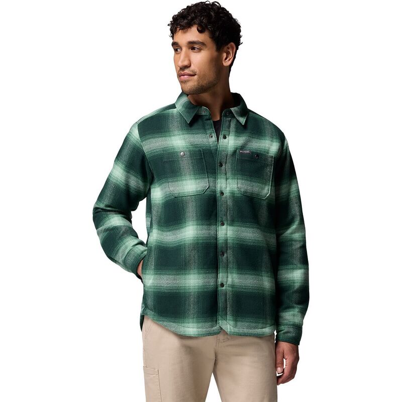 コロンビア メンズ トップス シャツ ジャケット Columbia Windward II Shirt Jacket - Men's Rain Forest Blurred Ombre フォレスト｜ReVida 店