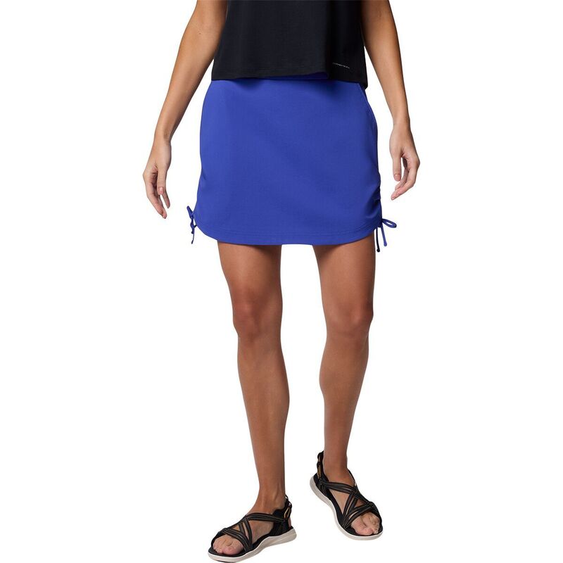 コロンビア レディース ボトムスカート ギャザー Columbiall Seasons Ruched Skort - Women's Clematis Blue ブルー｜ReVida 店