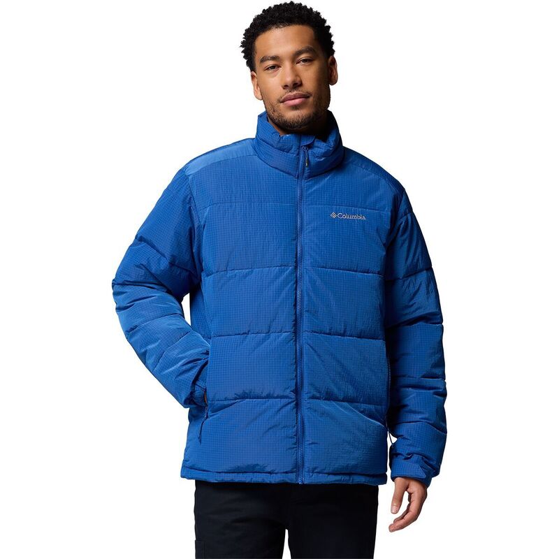 コロンビア メンズ アウター ジャケット・ブルゾン Columbia Pike Lake Novelty Jacket - Men's Mountain Blue ブルー|ReVida 店