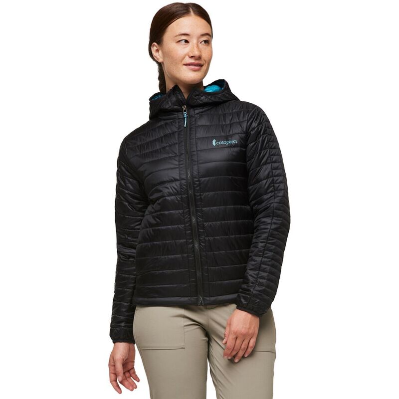 コートパクシー レディース アウター 上衣・上衣 フーデッドジャケット 旗がしら Cotopaxi Capa Insulated Hooded Jacket - Women\u0027s Cotopaxi Black 黒いこと