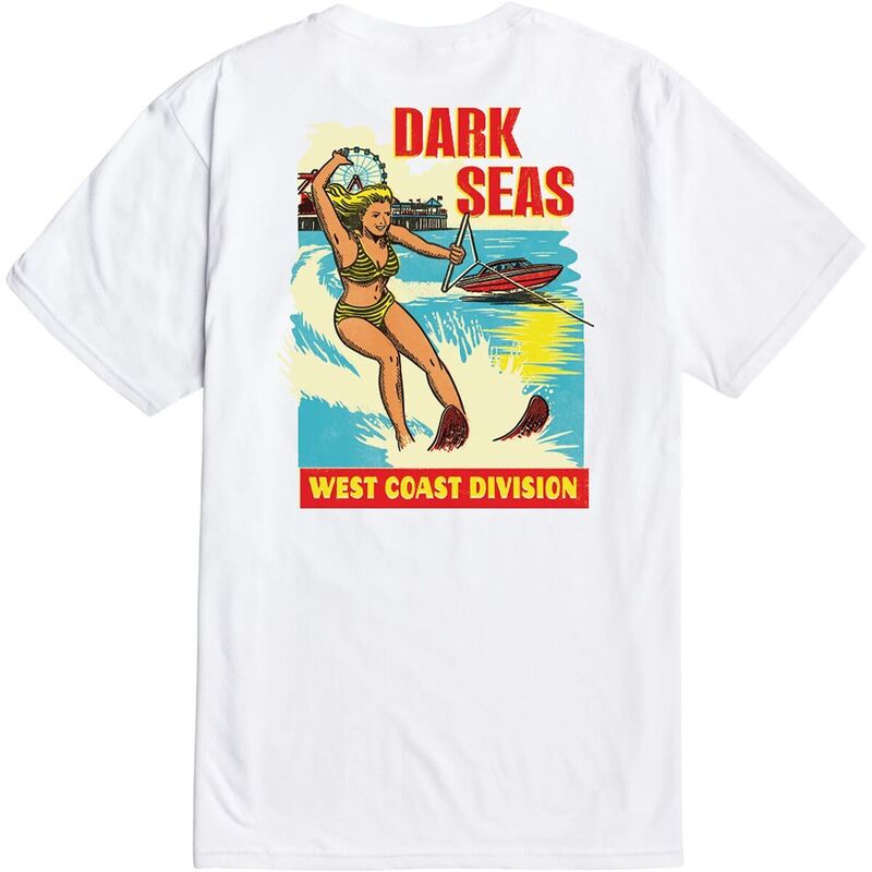 ダークシーズ メンズ トップス ティーシャツ Dark Seas West Coast Water Decal T-Shirt - Men\u0027s White 白いこと