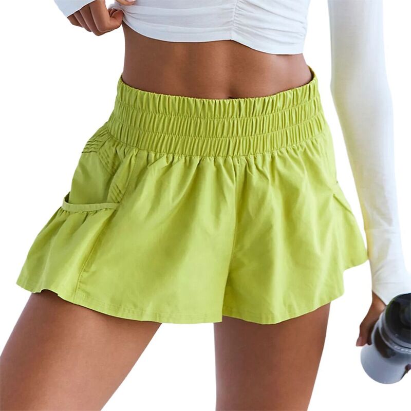 フリーピープル レディース ボトムス 心地よいズボン下 FP Movement Get Your Flirt On Short - Women\u0027s Honeydew