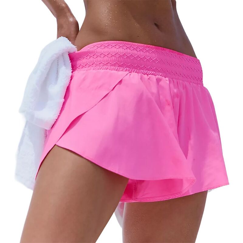 フリーピープル レディース ボトムス 心地よいズボン下 FP Movement Element Short - Women\u0027s Hot Pink さくら色