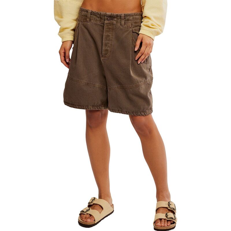 フリーピープル レディース ボトムス カジュアルパンツ Free People Wild Rebel Barrel Short - Women's Teak｜ReVida 店