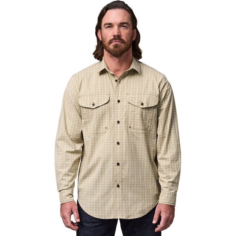 フィルソン メンズ トップス プルオーバー Filson Twin Lakesport Shirt - Men\u0027s Tan/Cream Check 皮膚軟化剤