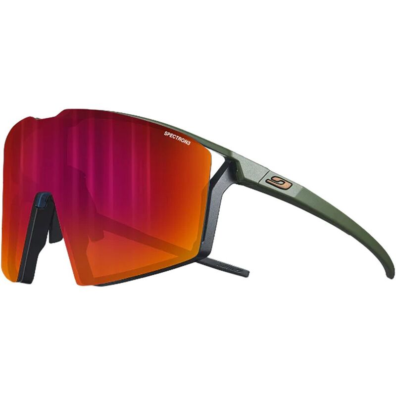 ジュルボ メンズ 添え物 サングラス・アイウェア Julbo Edge Spectron Sunglasses Matte Army Green/Black/Spectron 3 + Spectron 0 黒いこと