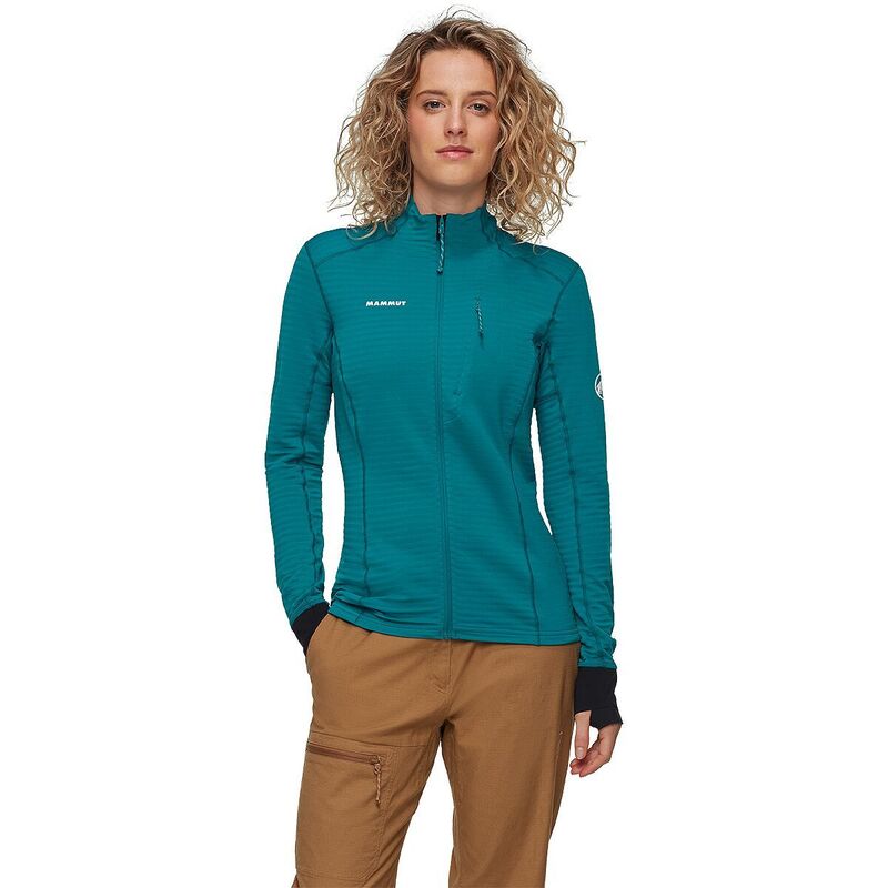 マムート レディース トップス プルオーバー 上衣 Mammutaiss Light ML Jacket - Women\u0027s Deep Teal/Black 黒いこと