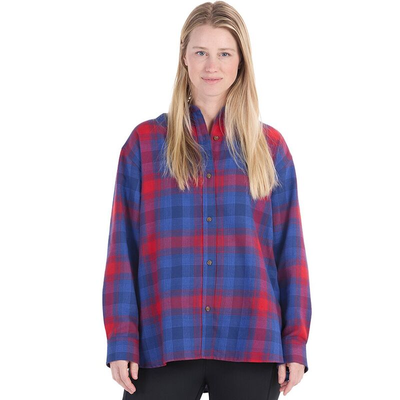 モルモット レディース トップス プルオーバー Marmot Fairfax Lightweight Relaxed Flannel - Women\u0027s Team Red 赤いこと