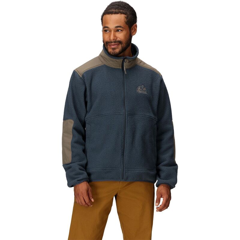 マーモット メンズ アウター ジャケット・ブルゾン フリース Marmot Wanderer High Pile Fleece Jacket - Men's Thunderhead/Claystone|ReVida 店