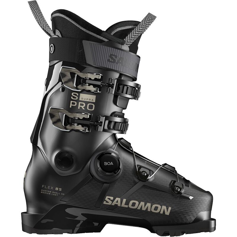 サロモン レディース シューズ ブーツ・レインブーツ Salomon S/Pro Supra BOA 85 GW Boot - 2026 - Women\u0027s Black/Black/Light Bronze Met. 黒いこと