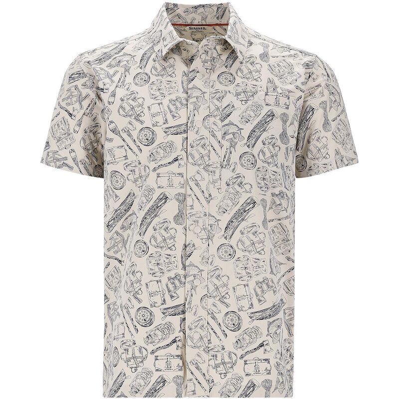 シムズ メンズ トップス プルオーバー 半袖 Simms Tailout Short-Sleeve Shirt - Men\u0027s Camp Sand 砂子