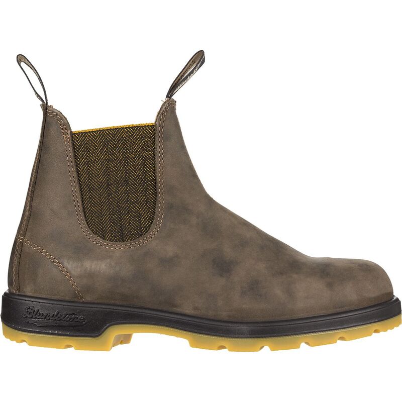 ブランド名石ころ メンズ シューズ ブーツ・レインブーツ チェルシーブーツ チェルシー Blundstone Classic 550 Chelsea Boot - Men\u0027s #1944 - Rustic Brown/Mustard 洋芥子