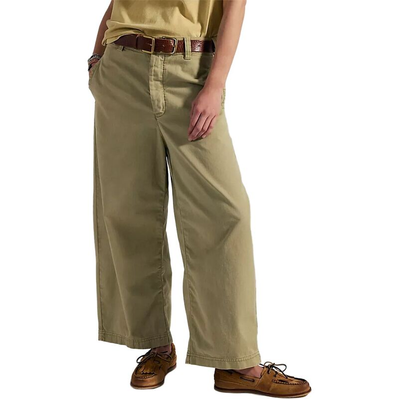 フリーピープル レディース ボトムス カジュアルパンツ ダウン Free People Laydown Chino Pant - Women's Aloe｜ReVida 店