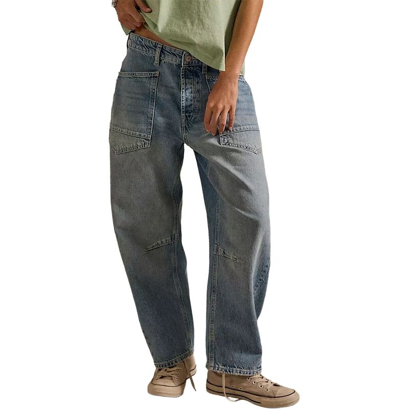 フリーピープル レディース ボトムス 心地よいズボン下 ミニ Free People Minimalist Moxie Boyfriend Pant - Women\u0027s County Fair