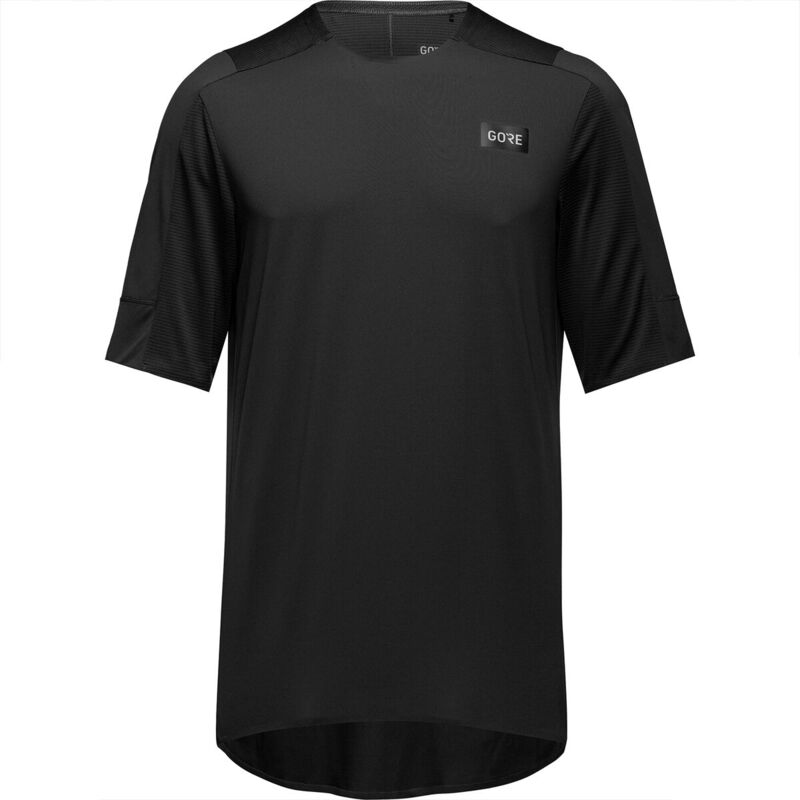 ゴアお召しもの メンズ トップス プルオーバー プルオーバー GOREWEAR TrailKPR Tech Jersey - Men\u0027s Black 黒いこと