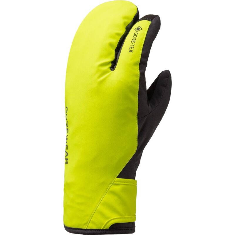 ゴアお召しもの メンズ 佩び物 グローブ GOREWEAR Endure GORE-TEX Insulated Trigger Glove - Men\u0027s Neon Yellow/Black 黒いこと