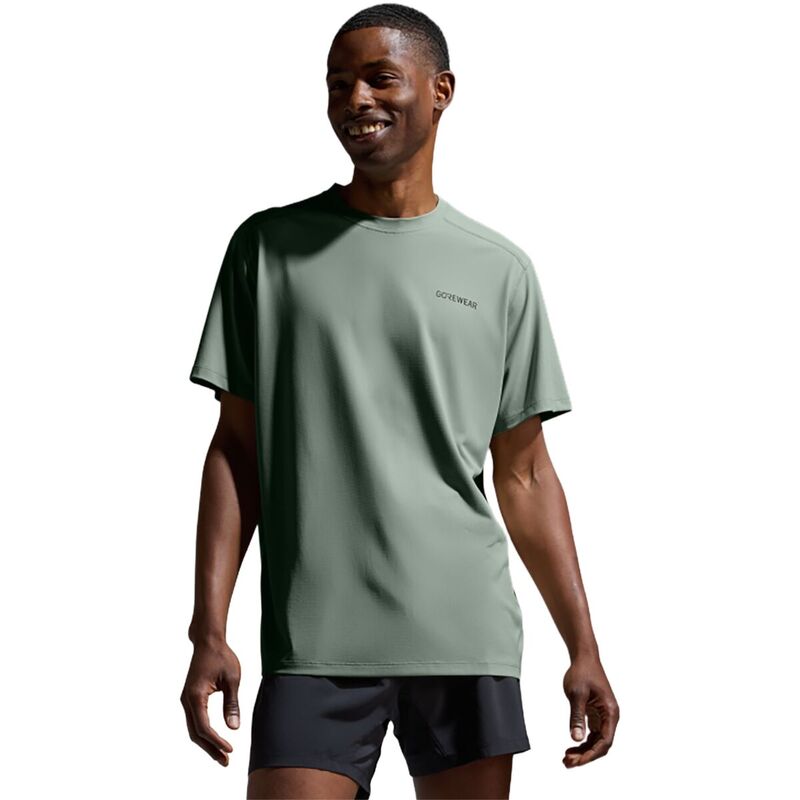 ゴアお召しもの メンズ トップス プルオーバー GOREWEAR Everyday Tech T-Shirt - Men\u0027slate Green スレート