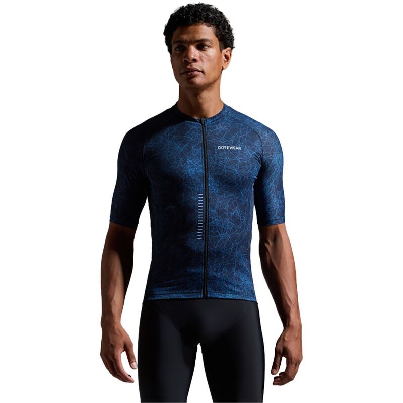 ゴアお召しもの メンズ トップス プルオーバー 半袖 プルオーバー GOREWEAR Spirit Neuro Short-Sleeve Jersey - Men\u0027s Orbit Blue/Cargo Blue 青色