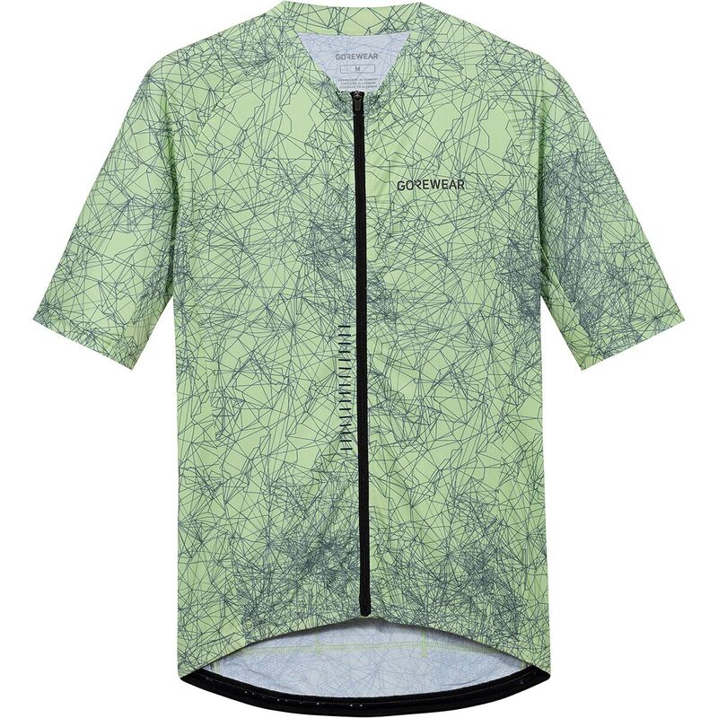 ゴアお召しもの メンズ トップス プルオーバー 半袖 プルオーバー GOREWEAR Spirit Neuro Short-Sleeve Jersey - Men\u0027springreen/Slate Green スレート