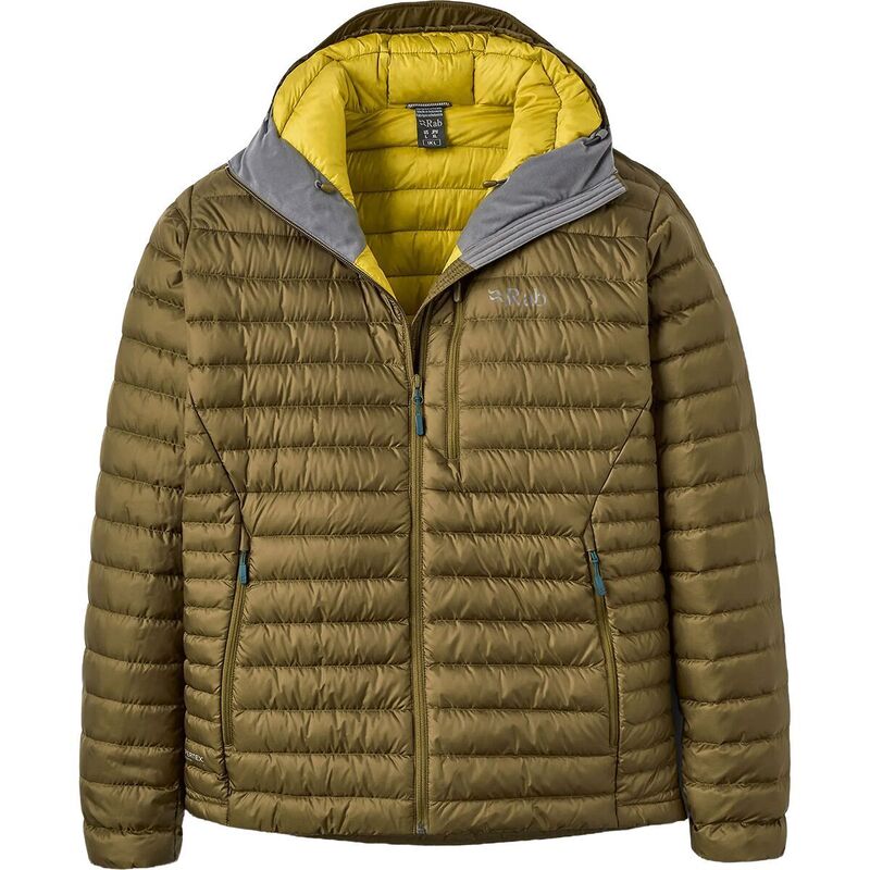 優しいこと メンズ アウター 上衣・上衣 落ちこむ Rab Microlight Alpine Down Jacket - Men\u0027s Oak