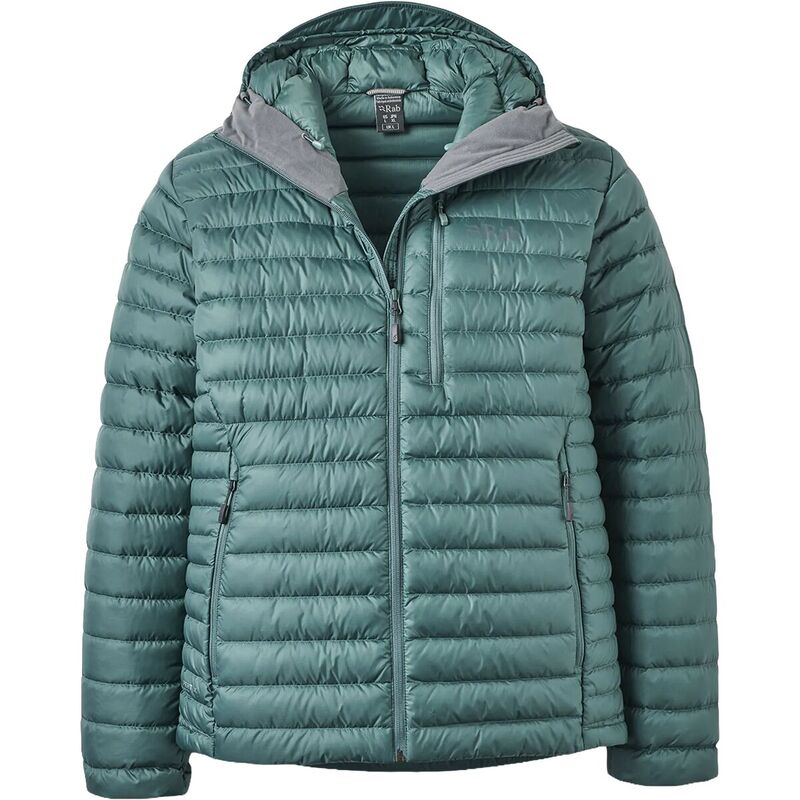 優しいこと メンズ アウター 上衣・上衣 落ちこむ Rab Microlight Alpine Down Jacket - Men\u0027sage サルヴィア