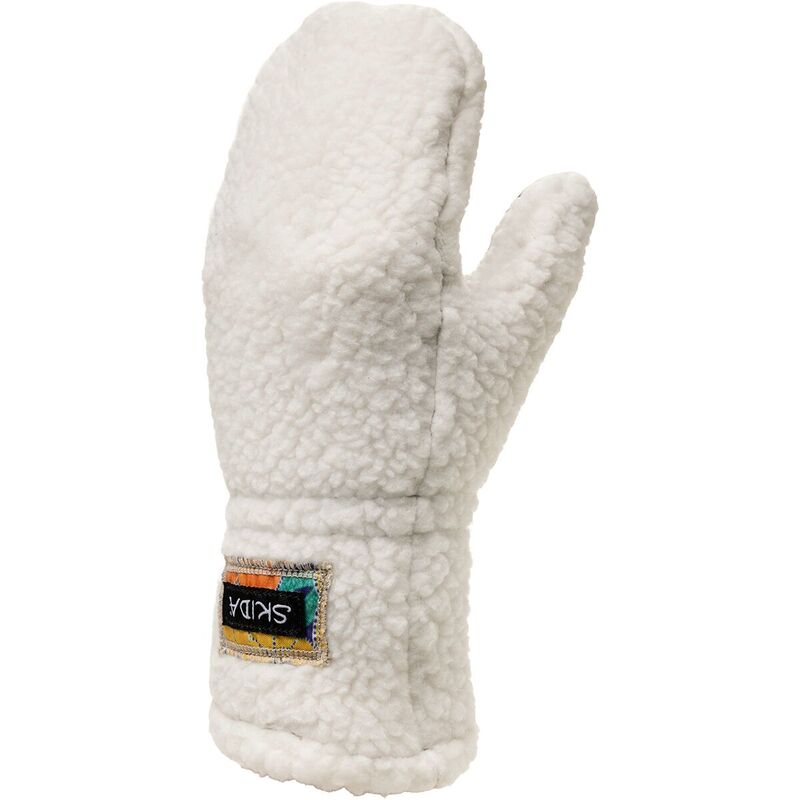 スキーダ メンズ 佩び物 グローブ フリース Skida High-Pile Fleece Mitten Meringue