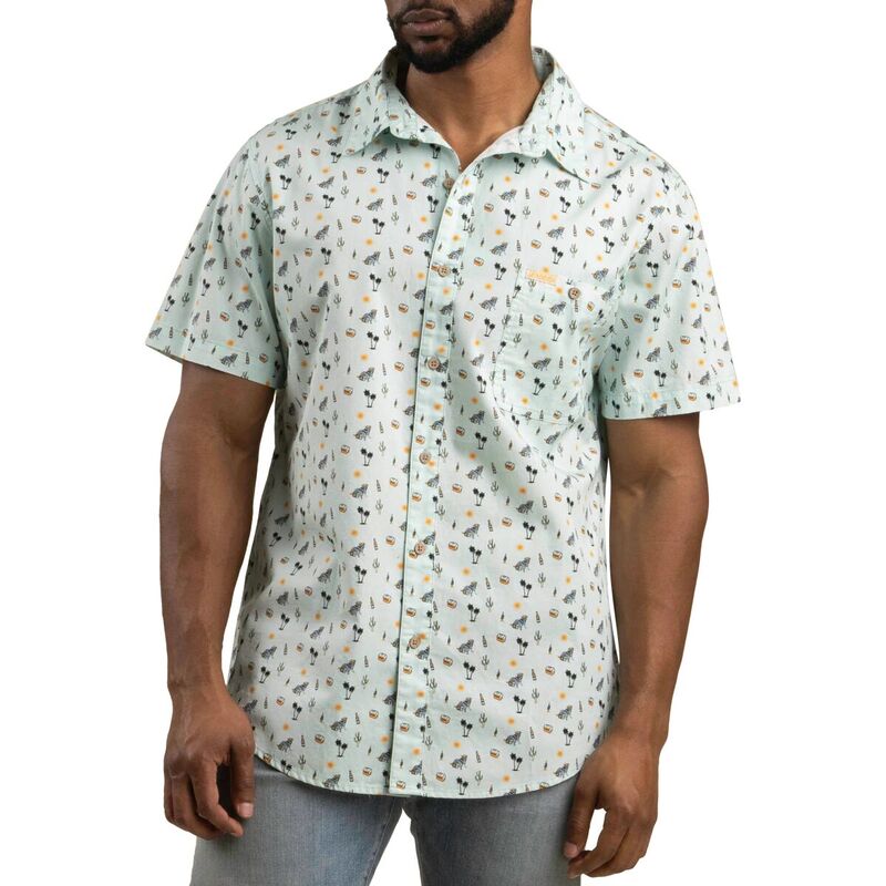 センデロプロビジョンズ メンズ トップス プルオーバー 半袖 Sendero Provisions Co. City Slicker Button Up Short-Sleeve Shirt - Men\u0027s Oasis/Blue 青色