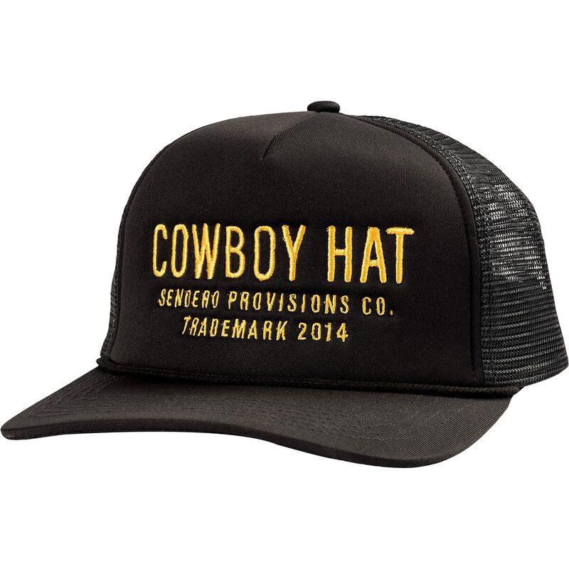 センデロプロビジョンズ メンズ アクセサリー 帽子 Sendero Provisions Co. Cowboy Hat Black/Gold ブラック|ReVida 店