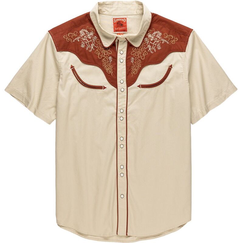 センデロプロビジョンズ メンズ トップス シャツ Sendero Provisions Co. Cody Western Shirt - Men's Oat｜ReVida 店