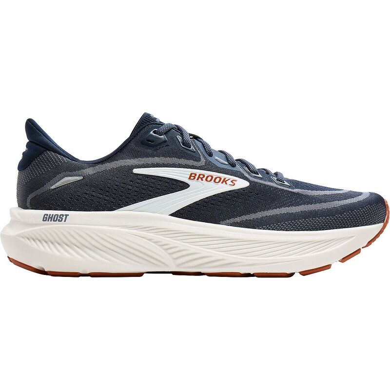 ブルックス メンズ シューズ スニーカー Brooks Ghost 18 Running Shoe - Men\u0027s Navy Blazer/Red Earth/Blue 米国海軍